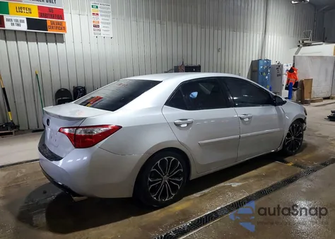 2016 Toyota Corolla L из США, поврежденный, VIN 2T1BURHE0GC560988